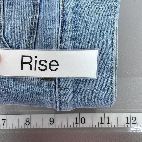 SPANX Jeggings Skinny Jeans Light Wash Blue Denim Size Medium M - Picture 10 of 11